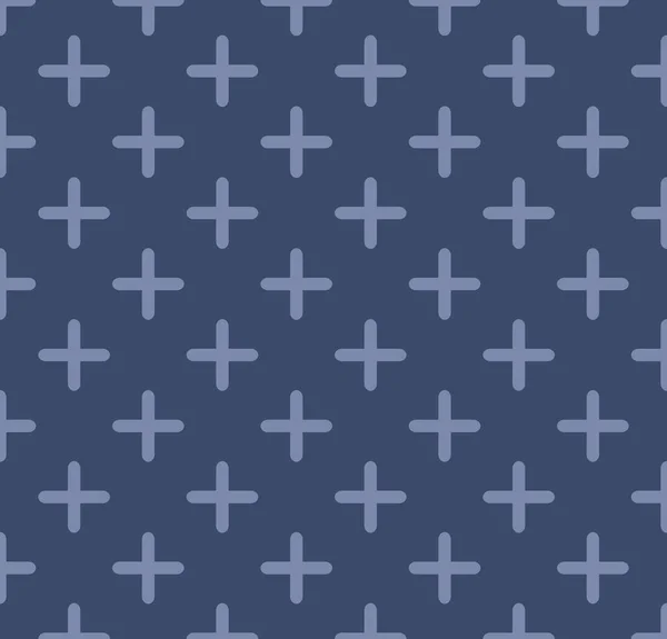 Japanese Cross Shape Vector Seamless Pattern