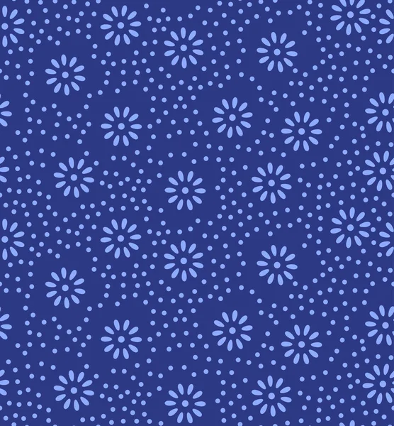 Motif Sans Couture Vecteur Fleur Point Japonais — Image vectorielle