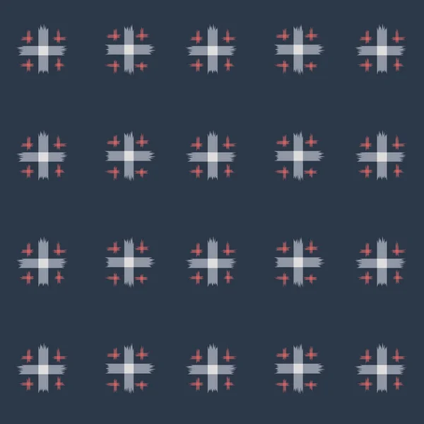日本十字形恒星矢量无缝线模式 — 图库矢量图片