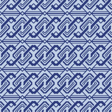 Japon Zigzag Zincir Vektörü Kusursuz Desen