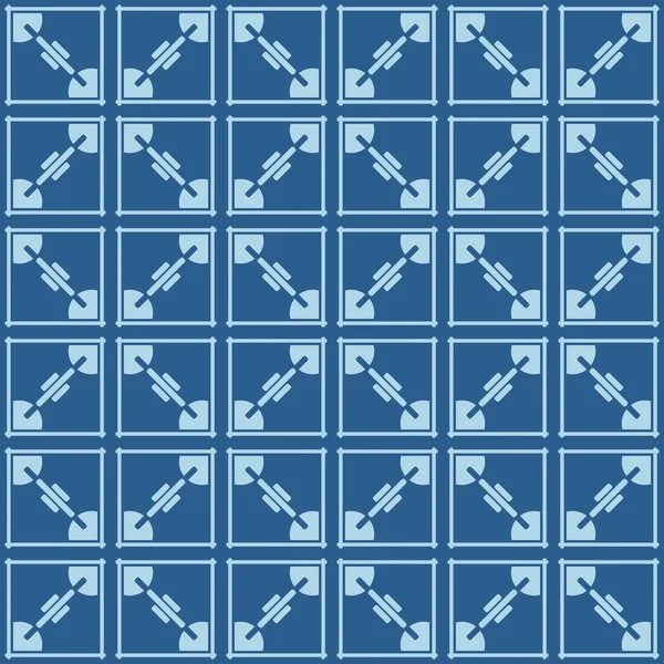 日本链正方形矢量无缝图案 — 图库矢量图片