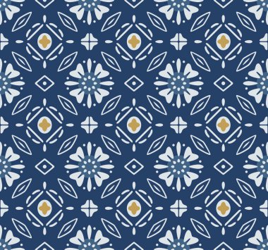 Japon Çiçeği Elmas Vektörü Kusursuz Desen