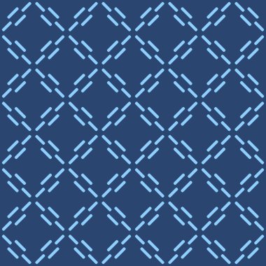 Japon Dikiş Elmas Vektörü Kusursuz Desen