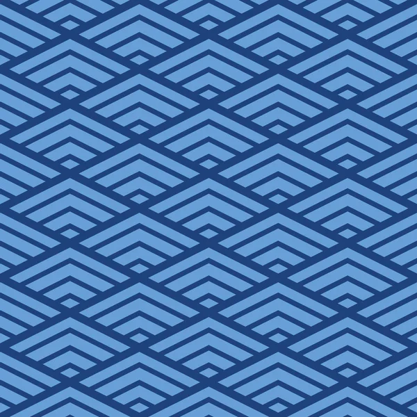 Japon Geometrik Elmas Dalga Vektörü Kusursuz Desen