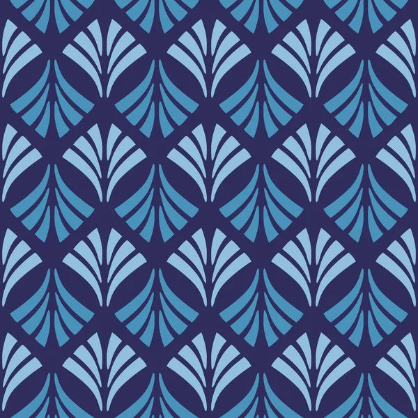 Japon Palmiye Yaprağı Vektörü Kusursuz Desen