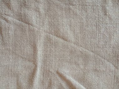 Buruşmuş keten kumaş, doğal renk ve arkaplan