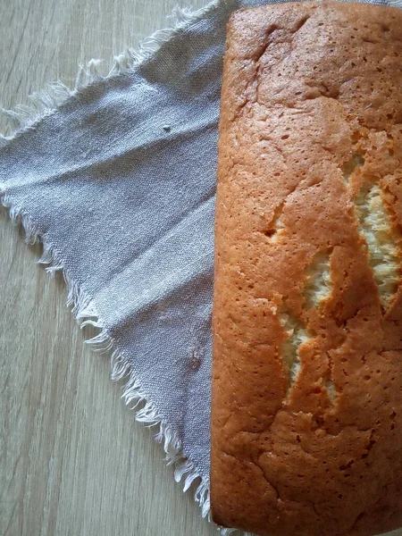 Torta Assada Hora Pão Muffin — Fotografia de Stock