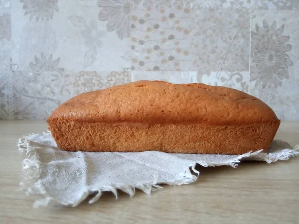 Taze Pişmiş Turta Ekmek Kek — Stok fotoğraf
