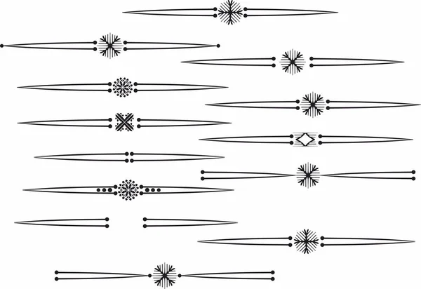 Divisor Elemento Decorativo Patrón Separador — Archivo Imágenes Vectoriales