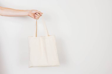 Sıfır atık yaşam tarzı için Frabic tote çanta.