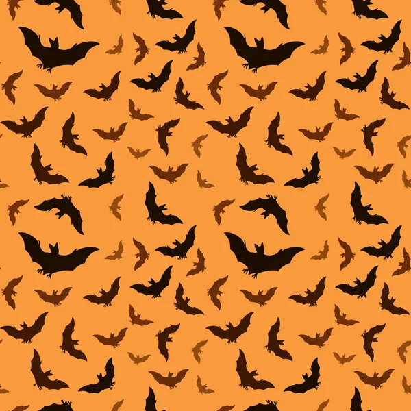 Turuncu arka planlı yarasavektör deseni.