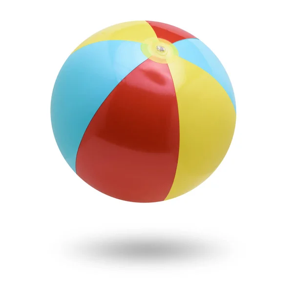 Beach ball isolated on white — Stock Photo, Image