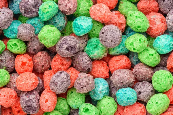 Fondo de cereales. Colorida comida de desayuno —  Fotos de Stock