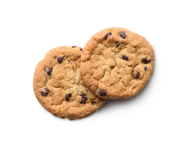 Galletas aisladas sobre fondo blanco — Foto de Stock