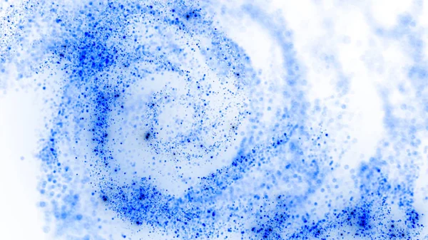 Абстрактный Белый Фон Синими Точками Голубая Волна Фоне Синяя Искра — стоковое фото