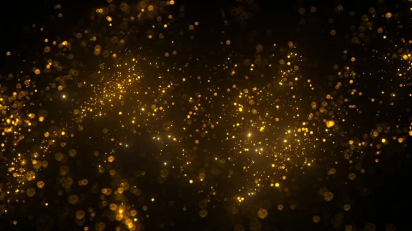 Gold Glitter Texture Christmas Abstract Background Spiral Glimmer Sparkle Flash — Stock Photo, Image