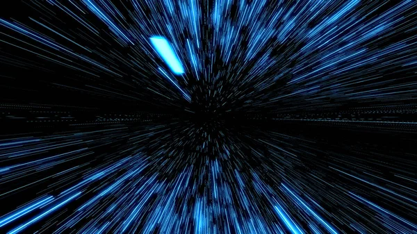 Space Travelling Speed Light Abstract Light Fibre Optic Super Speed — Stock Photo, Image