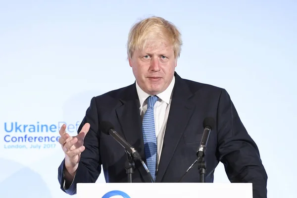 Boris Johnson Secretary State Foreign Affairs London July 2017 — Stock Photo, Image