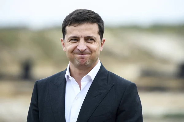 Ukrayna Devlet Başkanı Volodymyr Zelenskiy Stare köyünde, Ukrayna, 30 Eylül 2019.