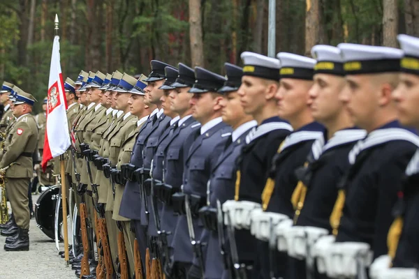 Erebewakers Van Het Poolse Leger Tijdens Ceremoniële Gebeurtenissen Het Poolse — Stockfoto