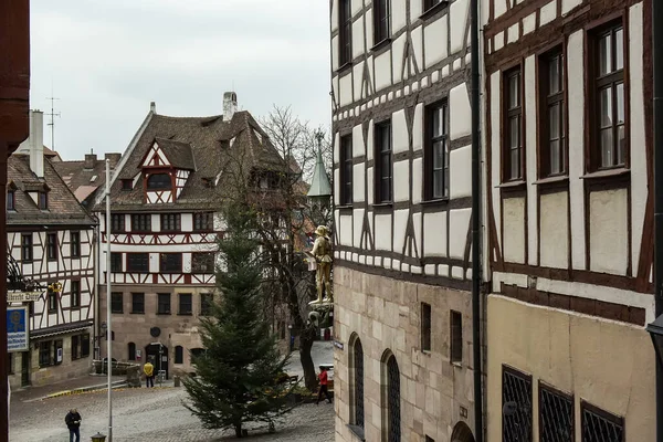 Vue Sur Place Tiergaertnertorplatz Avec Bâtiment Pilatushaus Restaurant Albrecht Durer — Photo