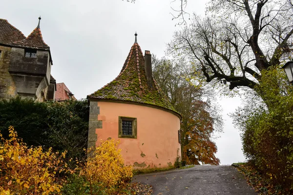 Vue Sur Porte Médiévale Château Depuis Parc Burggarten Dans Vieille — Photo