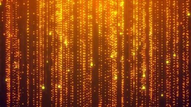 Sahne ışıkları. Soyut ekran titriyor. Parıldayan parıltı parçacıkları. Parıltı yağmuru. Animasyon büyülü ve moda akar. Işın ışığı.