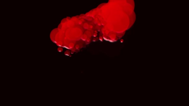 Ανατέλλων Φυσαλίδες Πολύχρωμο Σκάει Σφαίρες Animation Ασταθής — Αρχείο Βίντεο