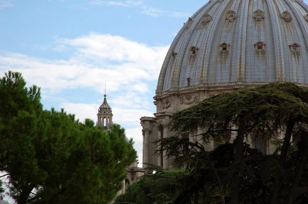 Famous Dome Peter Basilica Vatican City Rome — Stock Photo, Image