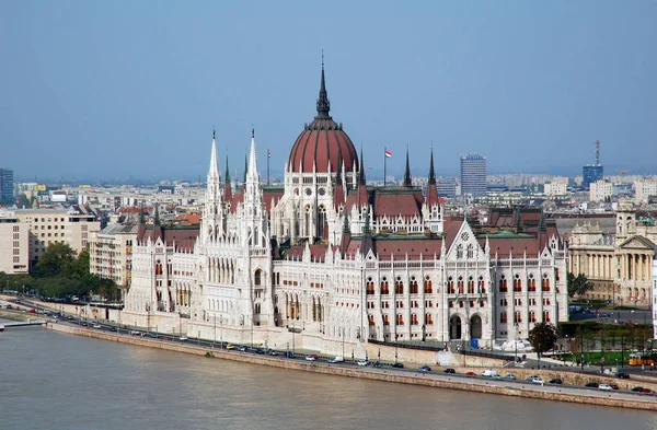 Edificio Del Parlamento Budapest Otoño —  Fotos de Stock