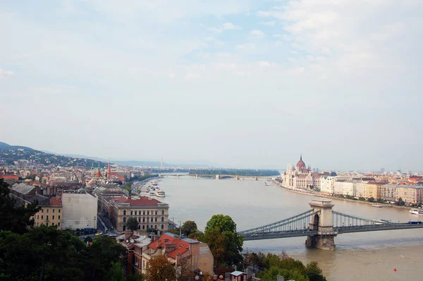 Vista Panorámica Budapest Otoño —  Fotos de Stock