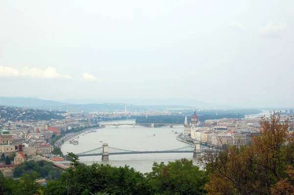 Vista Panorámica Budapest Otoño —  Fotos de Stock