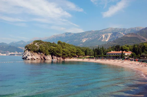 Karadağ'ın Akdeniz manzarasının manzara manzarası.