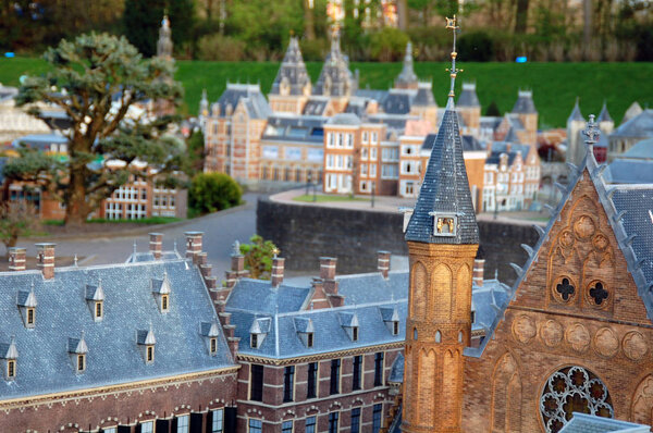 Мадуродам, парк миниатюр в нидерландском районе Шевенфелд-Хаге
.