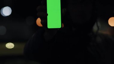 Los Angeles, Kaliforniya 15 03 03 2019 EDITORIAL: boş yeşil ekran ile akıllı telefon, kamera gösteriyor. Akıllı telefon kroma anahtar ekranı. Gadget, bağımlılık, reklam. Teknoloji ve