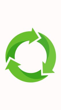 Bu çevre dostu sembol, geri dönüşüm ve sürdürülebilirlikle ilgili önemli kavramları etkin bir şekilde temsil etmektedir.