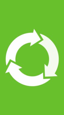 Bu video hareketliliği sembolize eden hareketli dairesel oklarla yeşil bir arkaplan içerir. Sıvı tasarımı ilerleme ve seyrüsefer temaları çağrıştırıyor