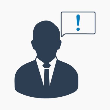 Karar verme ikonu. Düz biçim vektörü Eps.