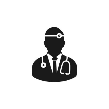 Otolaryngologist Icon. Düzenlenebilir Vektör Sembol İllüstrasyonu. 