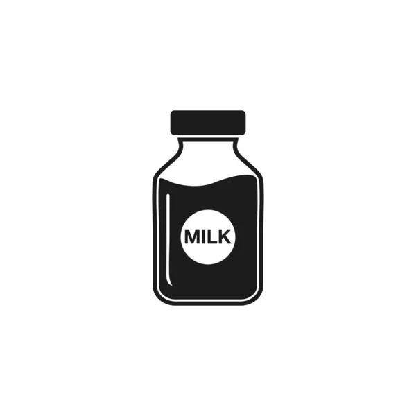 Cow Milk Jar Icoon Bewerkbare Vector Eps Symbool Illustratie — Stockvector