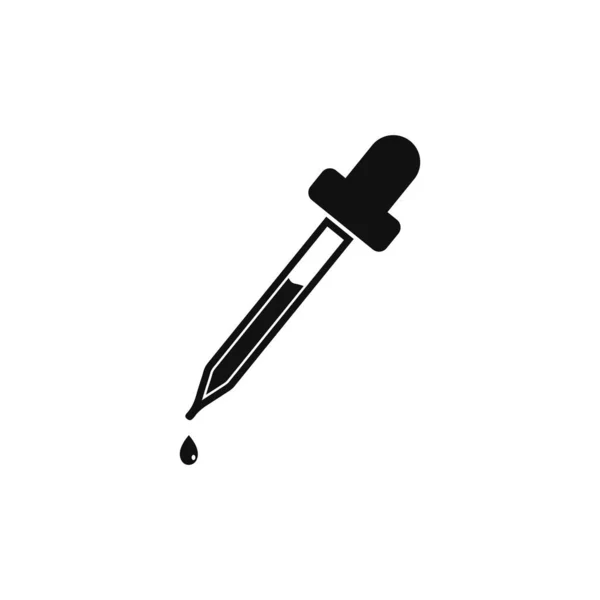 Medizin Dropper Icon Editierbare Vektor Eps Symbol Illustration — Stockvektor