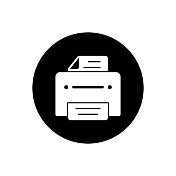 Ícone Botão Máquina Impressora Digital Ilustração Editável Símbolo Vetor Eps —  Vetores de Stock