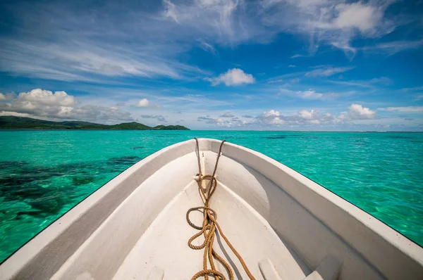 Gita Barca All Isola Kadavu Nelle Fiji — Foto Stock