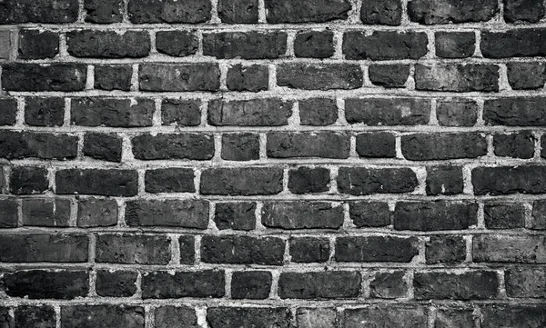 Старая Кирпичная Стена Горизонтальный Широкий Кирпичный Фон Стены Винтажный Фасад — стоковое фото
