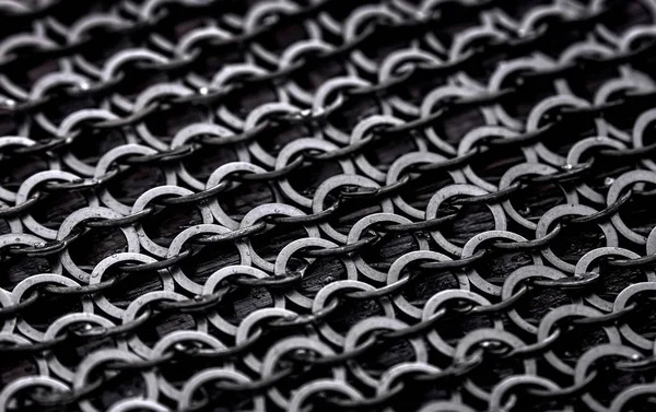 Chain-mail or Hauberk texture, metal protective armor of medieval or middle ages times.