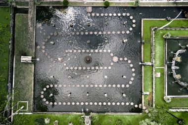 Tirta Gangga Kraliyet Su Sarayı güzel hava görünümü