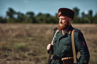 German soldiers. Historical reconstruction