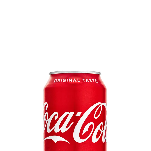 Can of Coca-Cola on a white background Classic — Stock Photo, Image