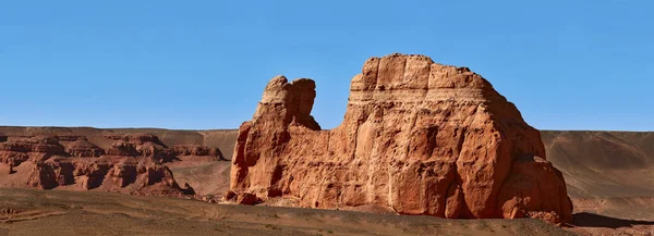 Herman Cav Canyon Bei Sonnenuntergang Süd Gobi Mongolei Herman Tsav — Stockfoto