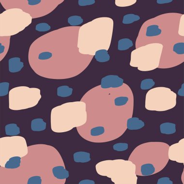 Güzel soyut seamless modeli. El işi sanatsal biçemi.